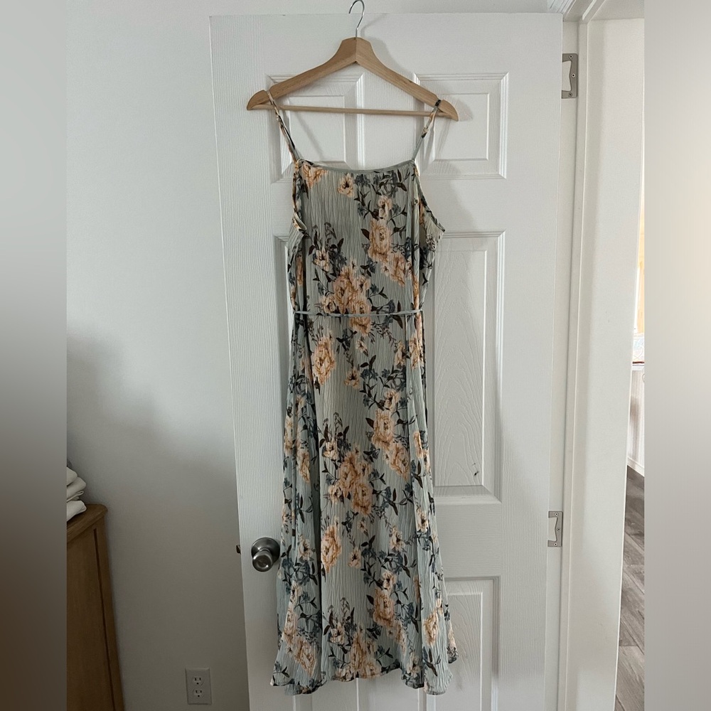 SPAGHETTI STRAP MATERNITY DRESS